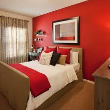 Bedroom Red Accent Wall... I never though of doing an accent wall ...