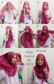 NEW TUTORIAL MEMAKAI JILBAB SEGIEMPAT SEDERHANA - hijab tutorial