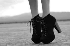 Shoes: heels, wedges, high heels, black, outfit, clothes, black ...