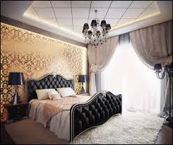 Bedroom Luxurious Beautiful Bedrooms With With Glamourous Gold ...