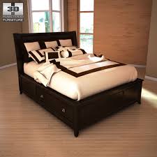3D Models - Ashley Martini Suite Queen Panel Headboard Bed | 3DOcean - Ashley_Martini_Suite_Bed_590_0001