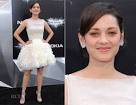 The French actress wore an ivory Christian Dior Couture frou-frou creation ... - Marion-Cotillard-In-Christian-Dior-Couture-‘The-Dark-Knight-Rises’-New-York-Premiere