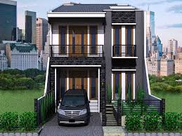 Desain Rumah Minimalis Modern 2 Lantai Terlaris - Sketsa Denah ...