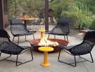Patio Outdoor Fireplace Design with Seating Area - Beauty Patio ...