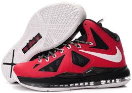 Cheap Nike Lebron X 10 Basketball Shoes White Black Red - Cheap ...