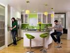 Natural dazzling kitchen design in gray daily interior design ...