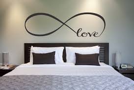 Love Infinity Symbol Bedroom Wall Decal Love Decor by NewYorkVinyl