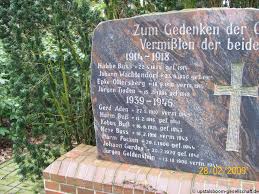 Grab von Gerd Aden (27.05.1910-1945), Friedhof Wrisse - xe001