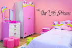 Our Little Princess Girls Bedroom Wall Art by walldecalquotes