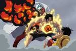 Goodbye... Ace! - One Piece Fan Art (33447109) - Fanpop fanclubs