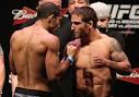 JOSE ALDO VS CHAD MENDES staredown pic from UFC 142 weigh ins ...
