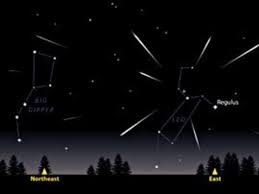 The meteor shower will be at