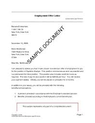 offer letter sample