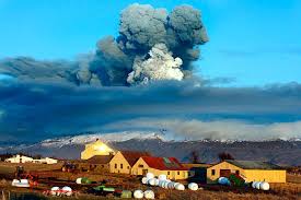 The Iceland volcano