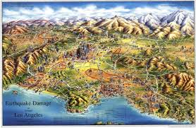 Los Angeles Earthquake Map