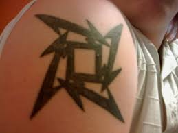 metallica ninja star tattoos