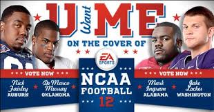 face of NCAA Football 12.