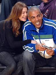 Ellen Pompeo \x26amp; Chris at Lakers