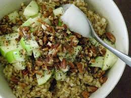 Oat Groats with Apples,