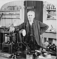Edison in his NJ laboratory 1901 Edison in his NJ laboratory 1901