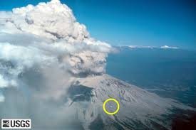 August 7, 1980, eruption plume