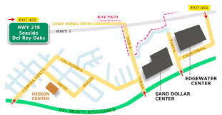 Map Of Sand City ~ Shopping Center @ Edgewater Simple Map Of Sand City Shopping Center ~ Edgewater
