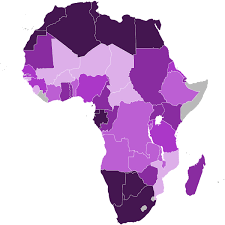 africa map vector