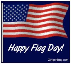 Happy Flag Day Waving American