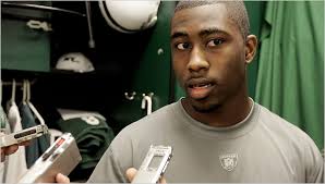 [Darrelle Revis is sitting in