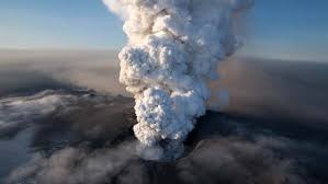 Volcanic ash from Iceland has