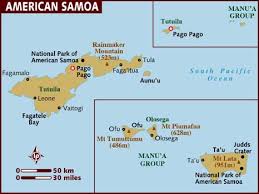 Map of American Samoa