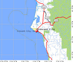Crescent City, CA map