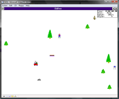 SkiFree under Virtual PC