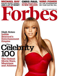 FORBES Celebrity 100 list,