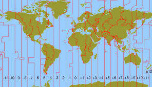 Map Location and Time Zones