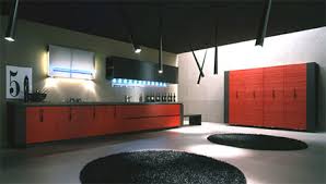 Blue led kitchen lighting