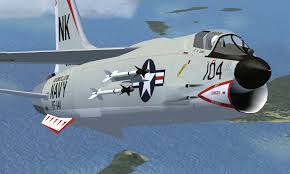 The F8 Crusader was a fighter