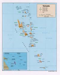 Maps of Vanuatu