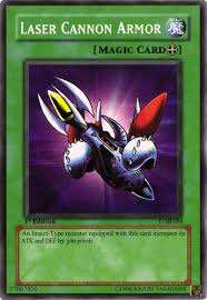 Preço das cartas magicas LaserCannonArmorLOB-NA-SP-1E