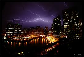 storm over Chicago,