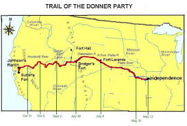 Donner Party Map, courtesy