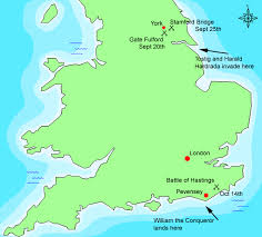 Important locations in 1066.