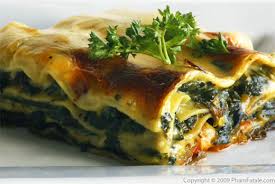 Mushroom Spinach Lasagne
