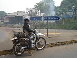 The road to Freetown Sierra