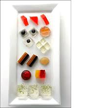 A tray of gourmet Jello Shots