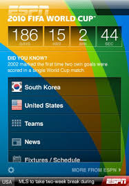 ESPN World Cup iPhone App