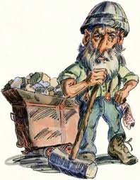 Tommyknocker standing by an