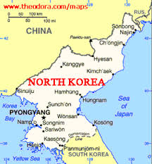ABC Map of North Korea; Flag,
