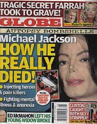Michael Jackson Globe Magazine