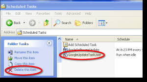 remove google from scheduled